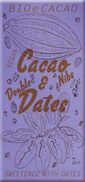 Cacao & Double Dates Nibs Schokolade 90 g