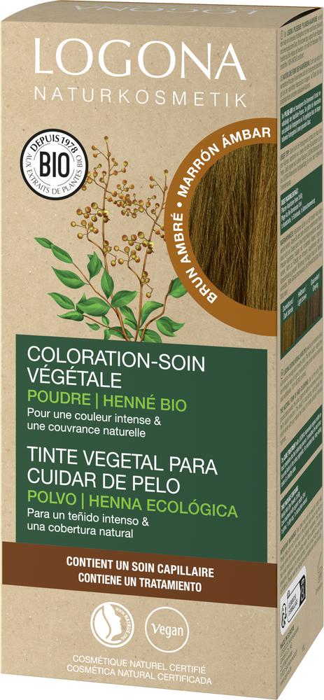 Pflegende Pflanzen-Haarfarbe Pulver 06 Bernsteinbr 100 g
