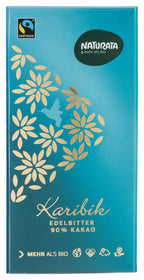 Karibik Edelbitter Schokolade 90% Kakao 100 g