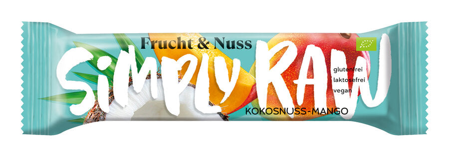 Frucht & Nuss Kokosnuss-Mango Riegel 40 g