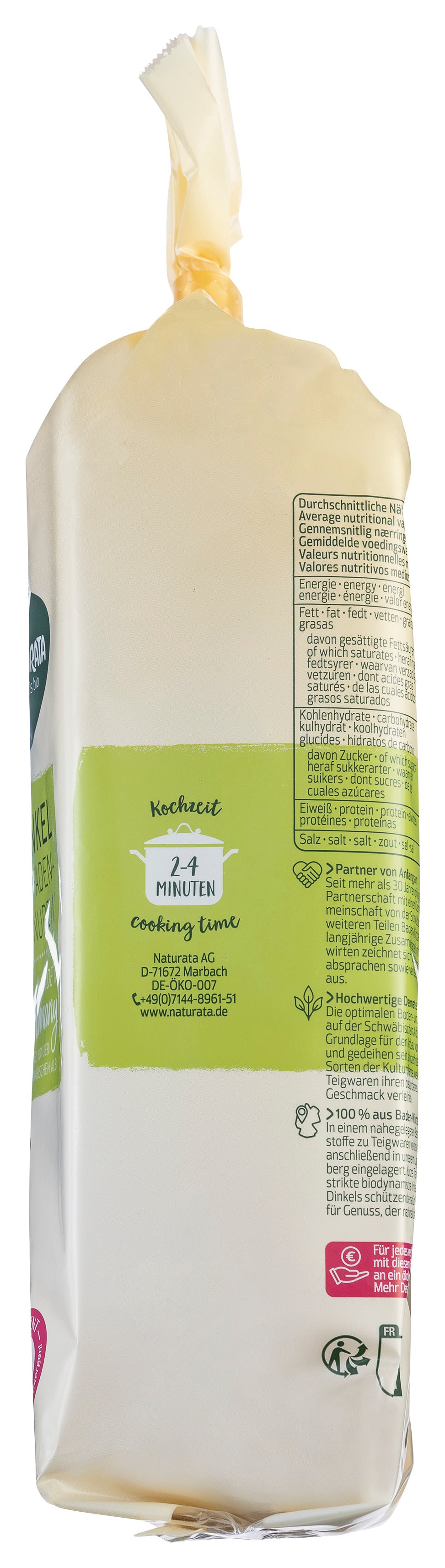 Fadennudeln Dinkel-hell demeter 250 g