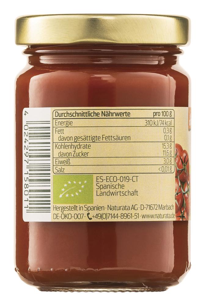 Tomatenmark demeter Glas 125 g