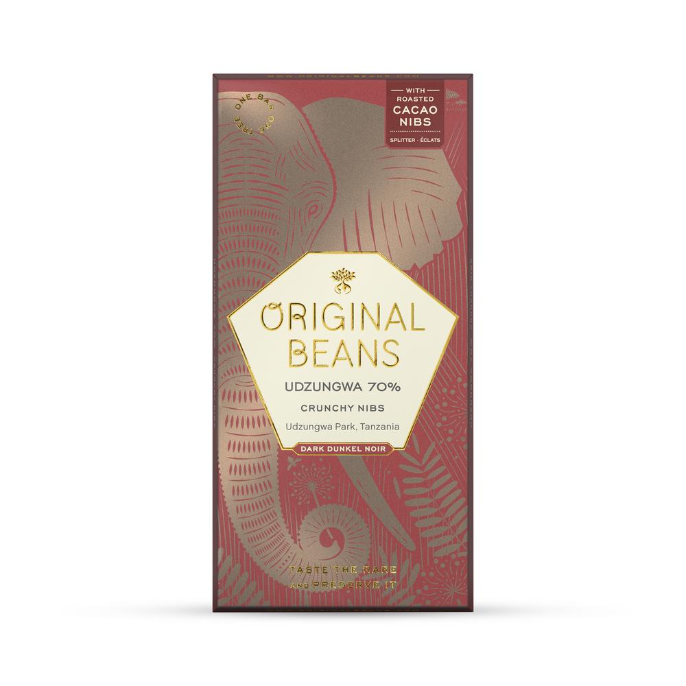 Udzungwa 70% Kakao + Nibs 70 g