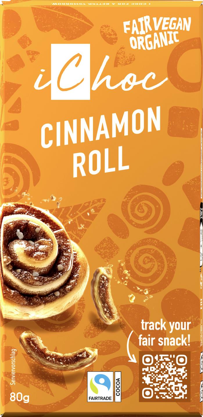 iChoc Cinnamon Roll Schokolade 80 g