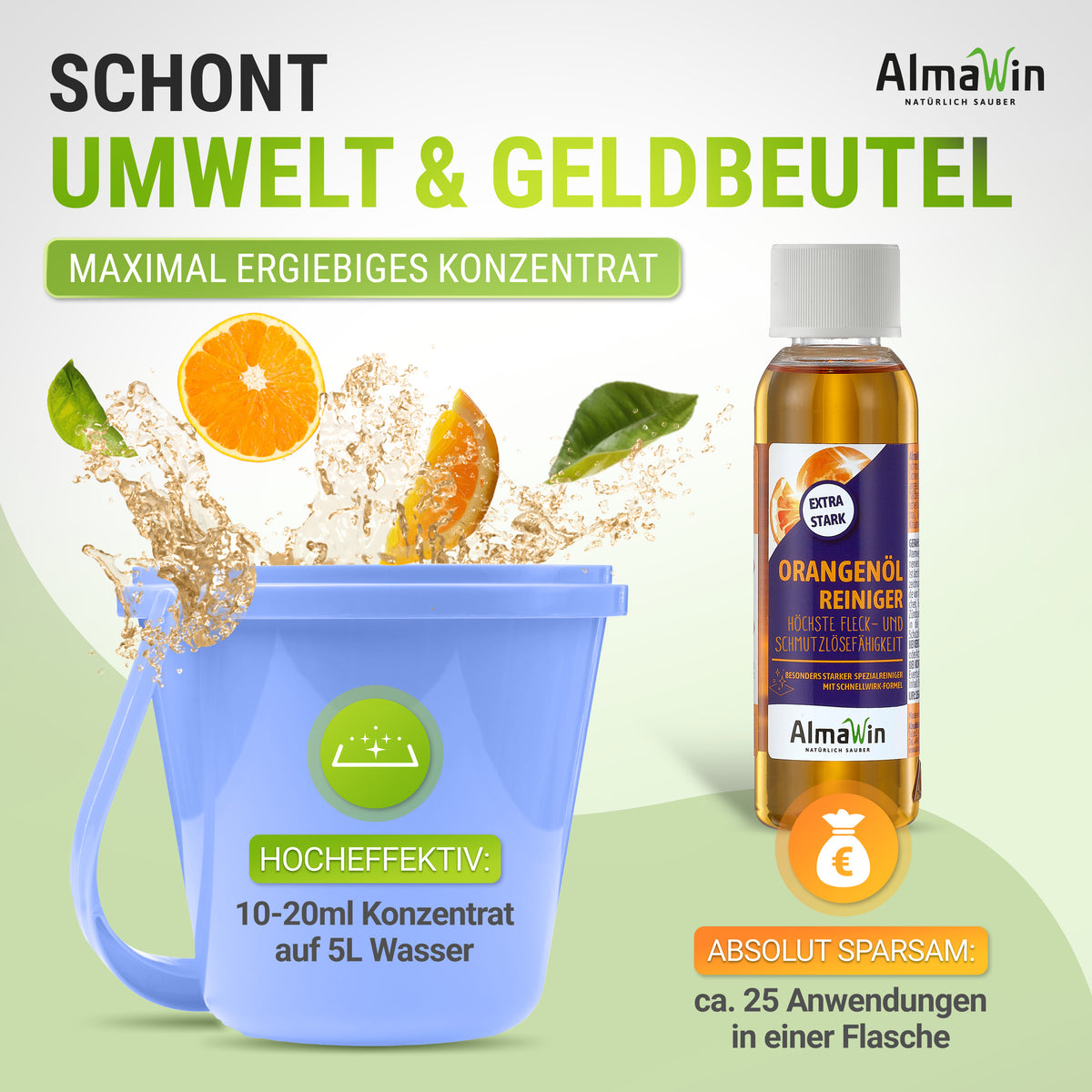 Orangenöl-Reiniger Extra Stark 125 ml