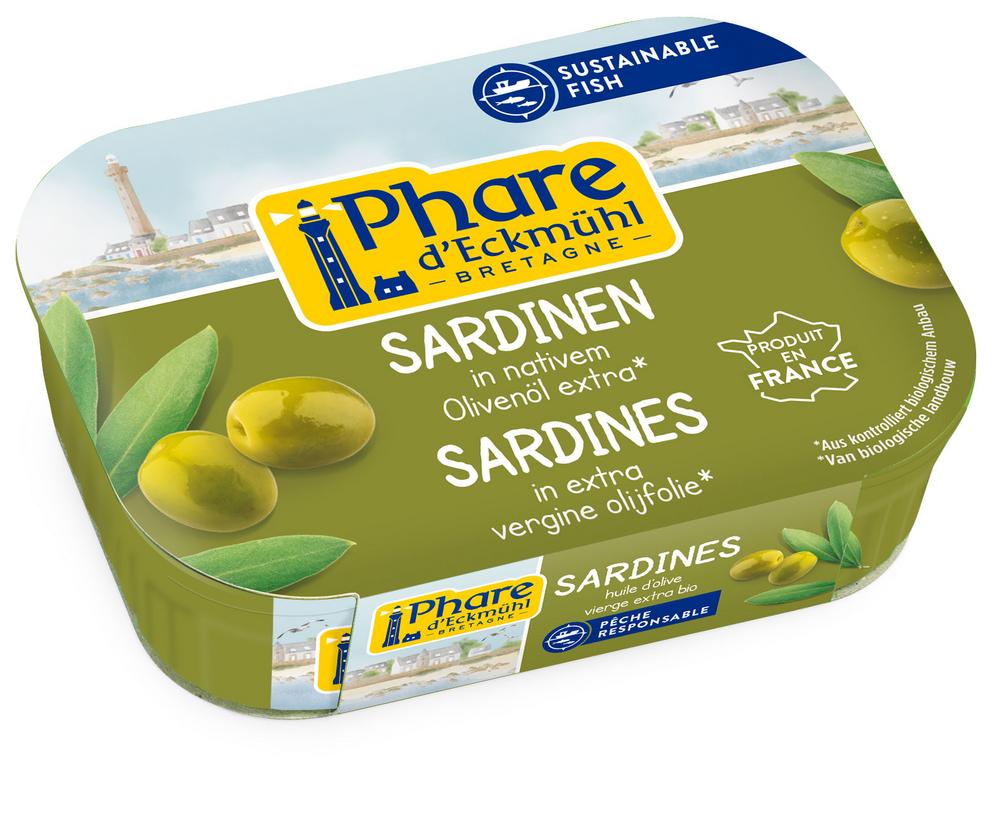 Sardinen in Bio-Olivenöl 135 g