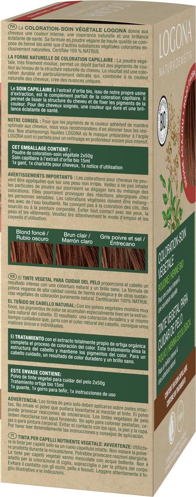 Pflegende Pflanzen-Haarfarbe Pulver 05 Mahagonirot 100 g