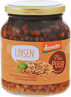 Linsen demeter im Glas 360 g