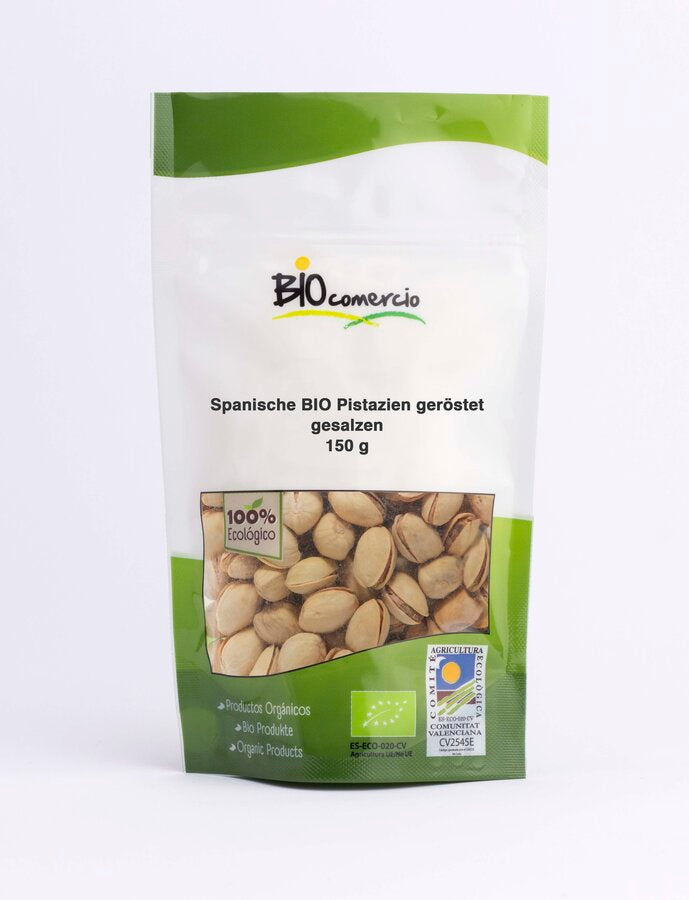 Pistazien in der Schale geröstet, gesalzen 150 g
