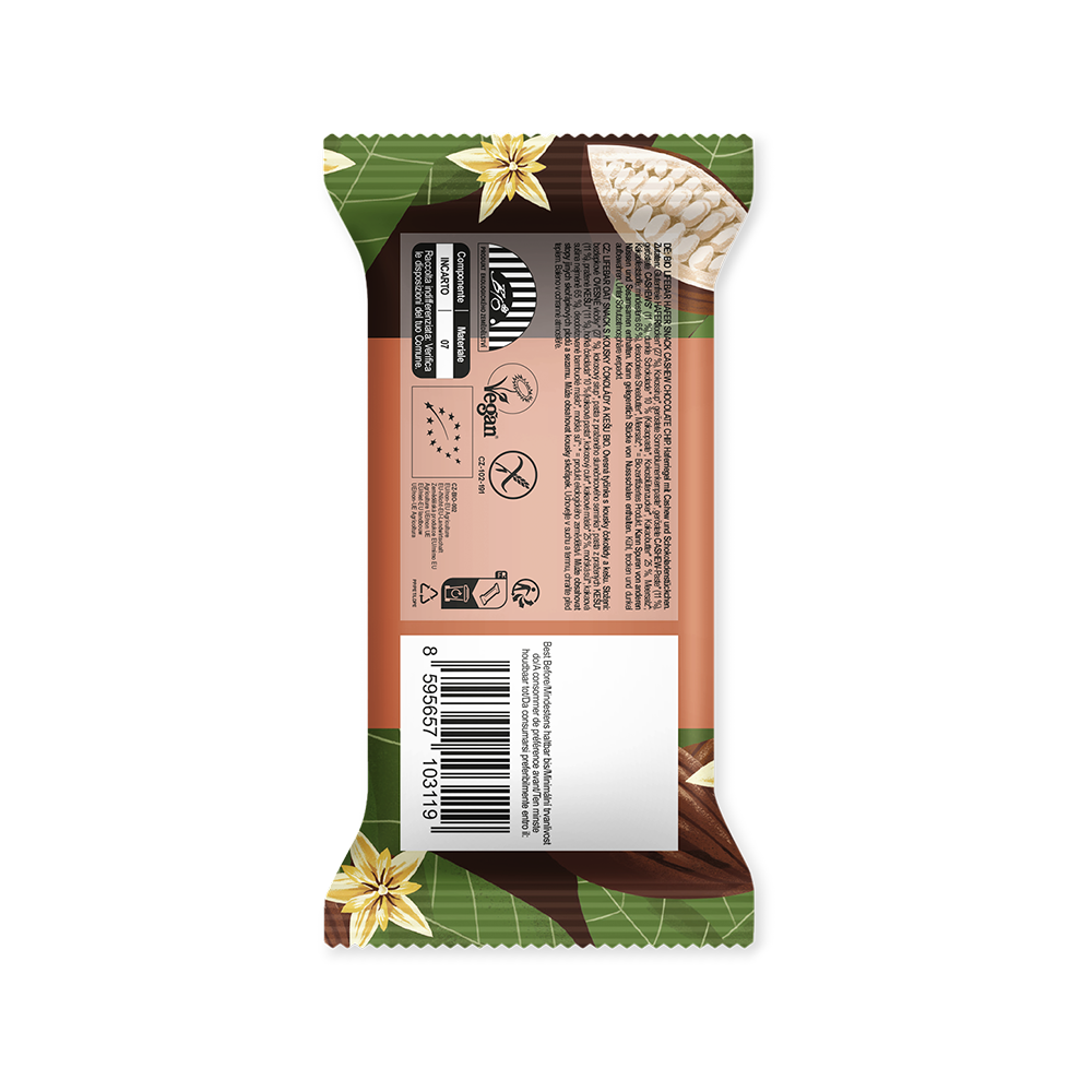 Lifebar Oat Snack Cashew Chocolate Chip 40 g