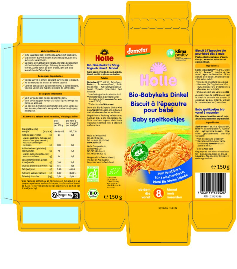 Baby Dinkel-Keks ab 8. Monat demeter 150 g