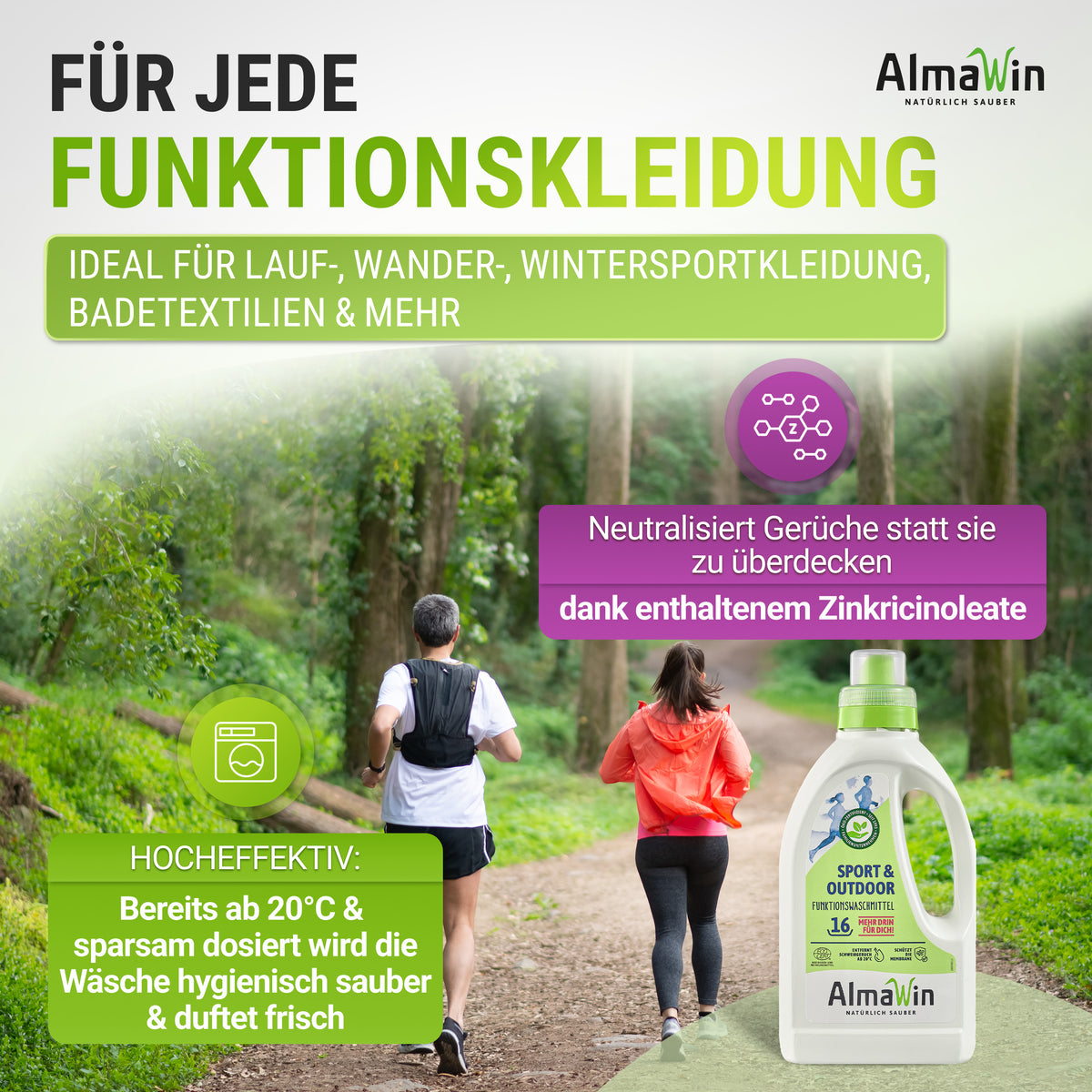 Sport + Outdoor Waschmittel 16 Waschgänge 750 ml