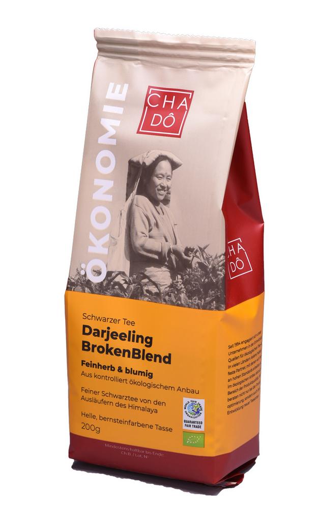 Darjeeling Broken Schwarztee Ökonomie 200 g