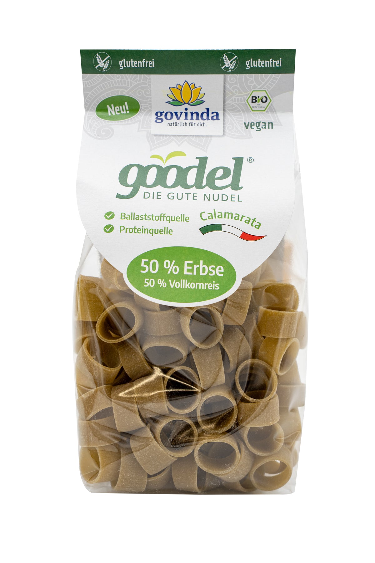 Goodel Calamarata Erbse Vollkornreis 250 g