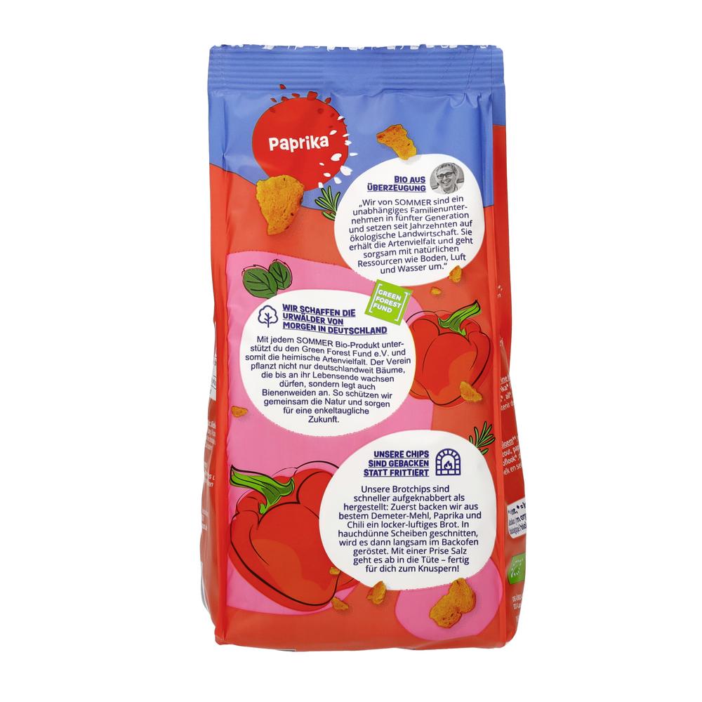 Brot-Chips Paprika & Chili demeter 100 g