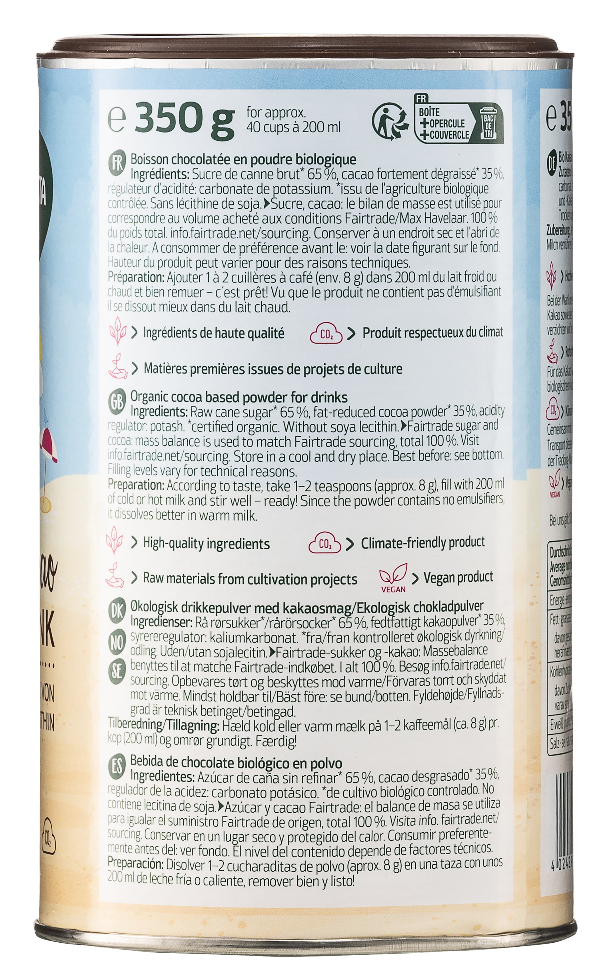 Kakao Getränk  Instant 350 g