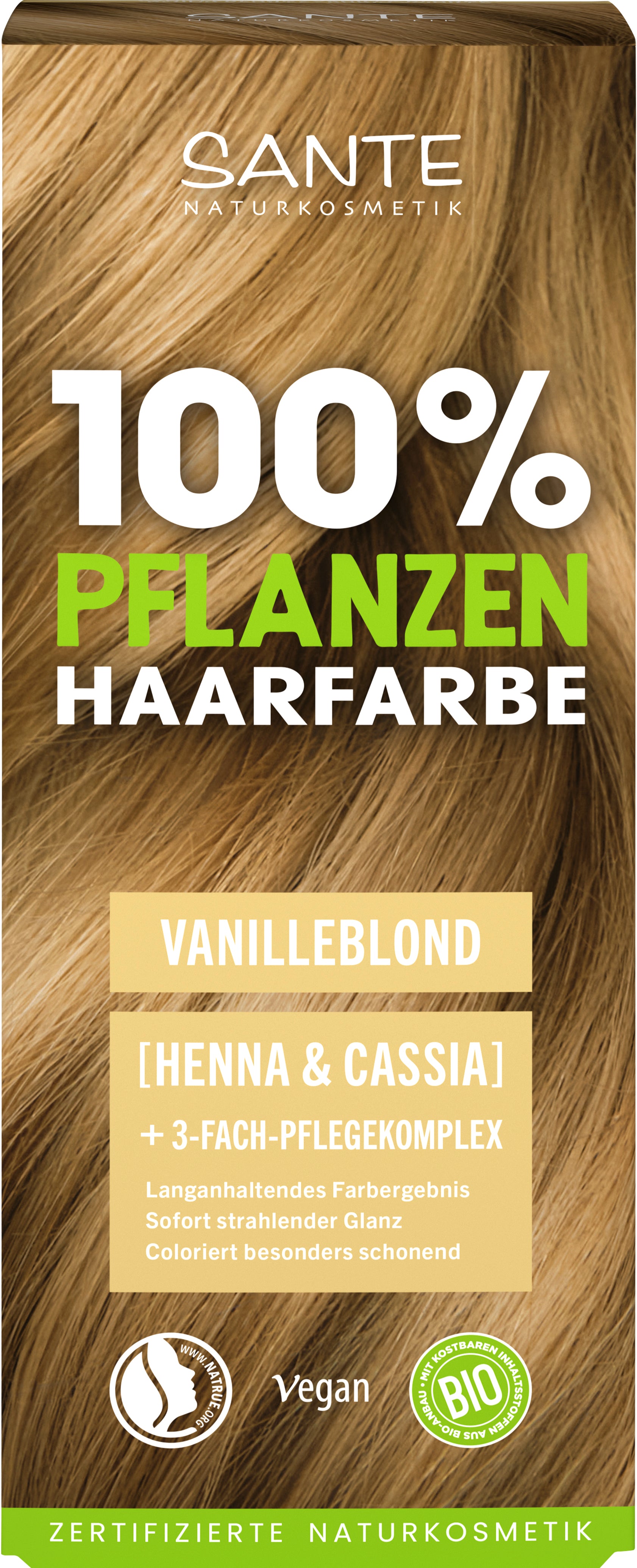 Pflanzenhaarfarbe Pflegekomplex VANILLEBLOND 01 100 g
