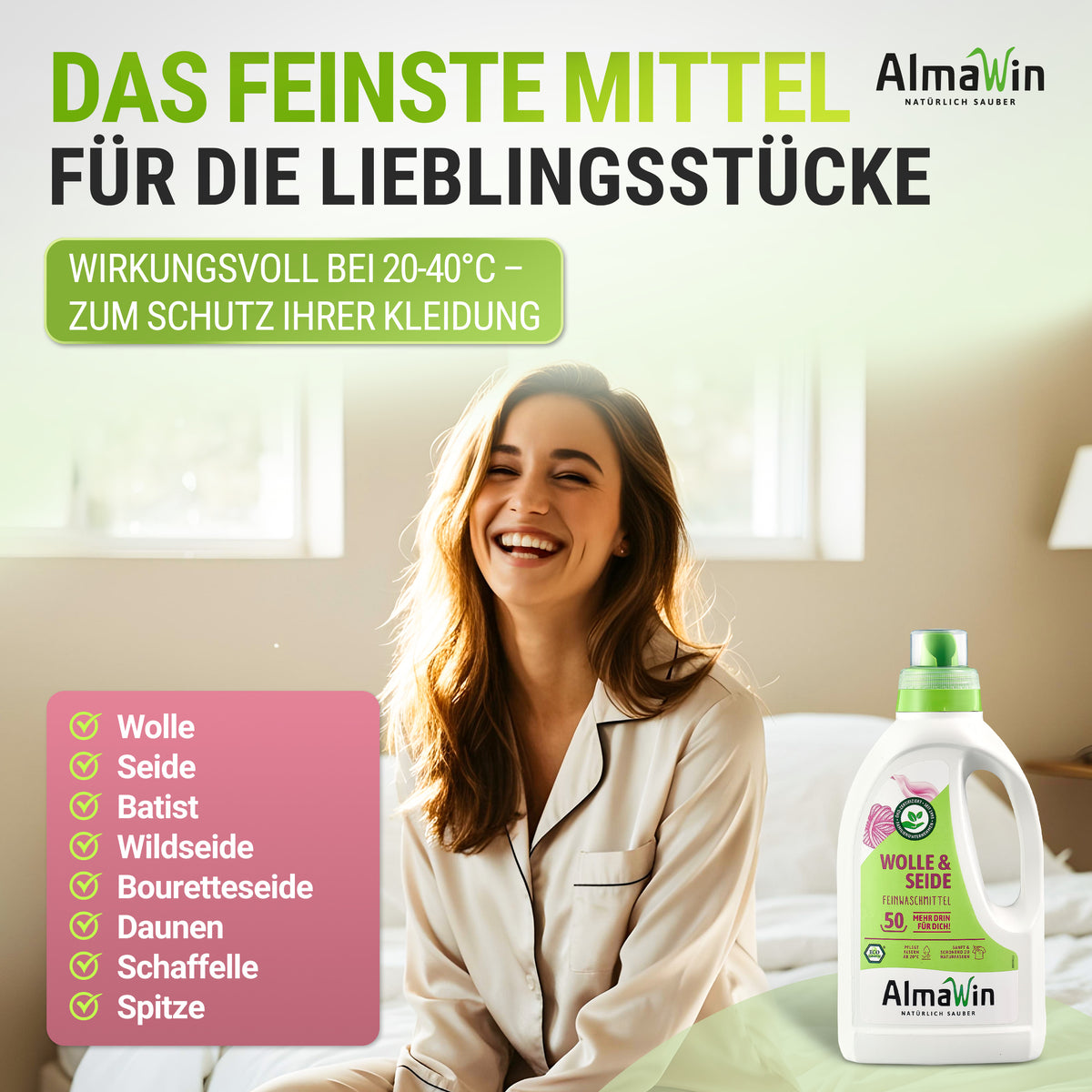 Wolle & Seide Feinwaschmittel 750 ml