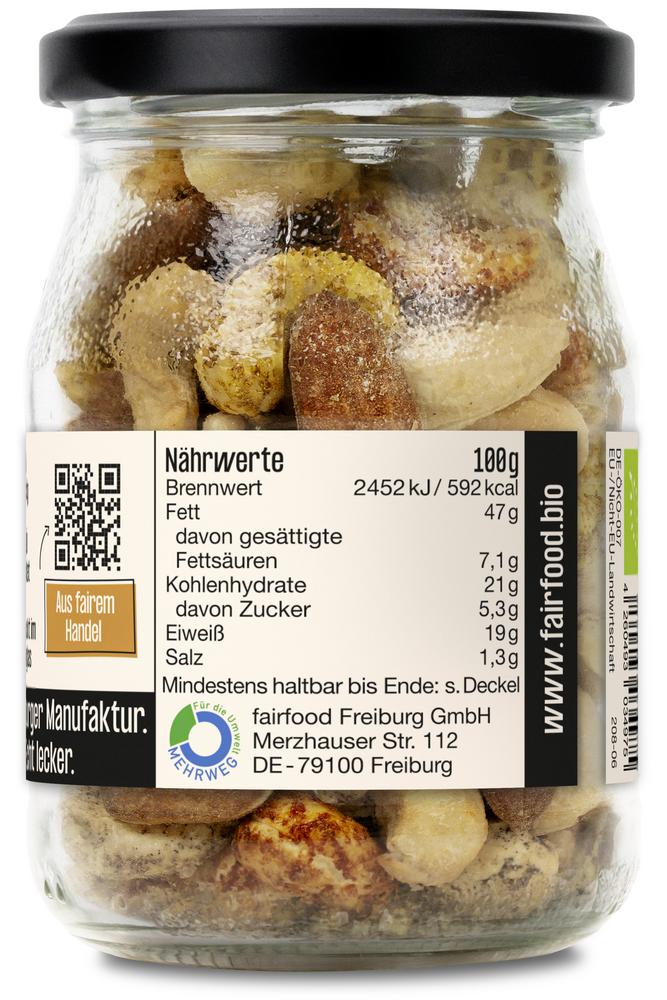 Freiburger Nussmix geröstet & bunt gewürzt 133 g