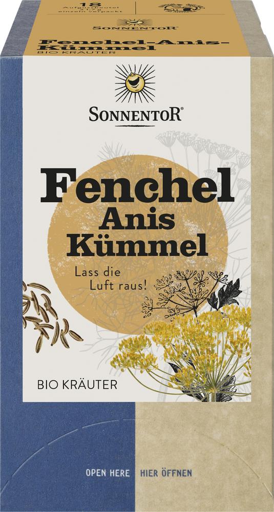 Fenchel-Anis-Kümmel Tee Doppelkammerbeutel 30,6 g