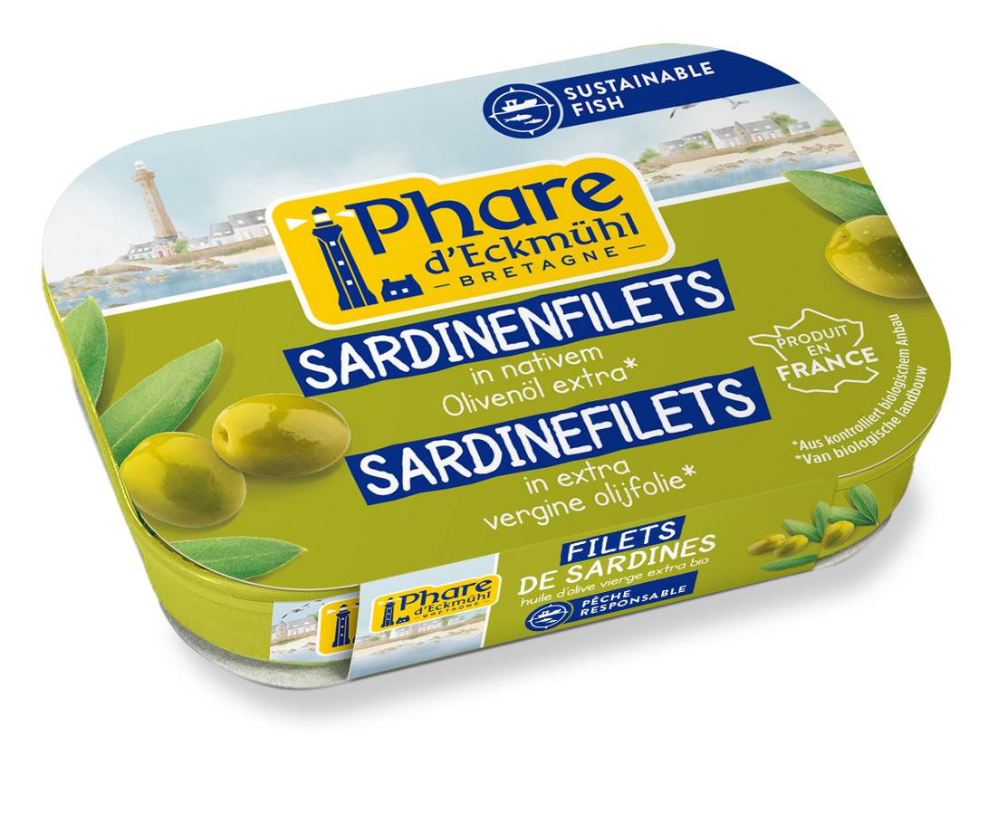 Sardinen-Filets in Bio-Olivenöl 100 g