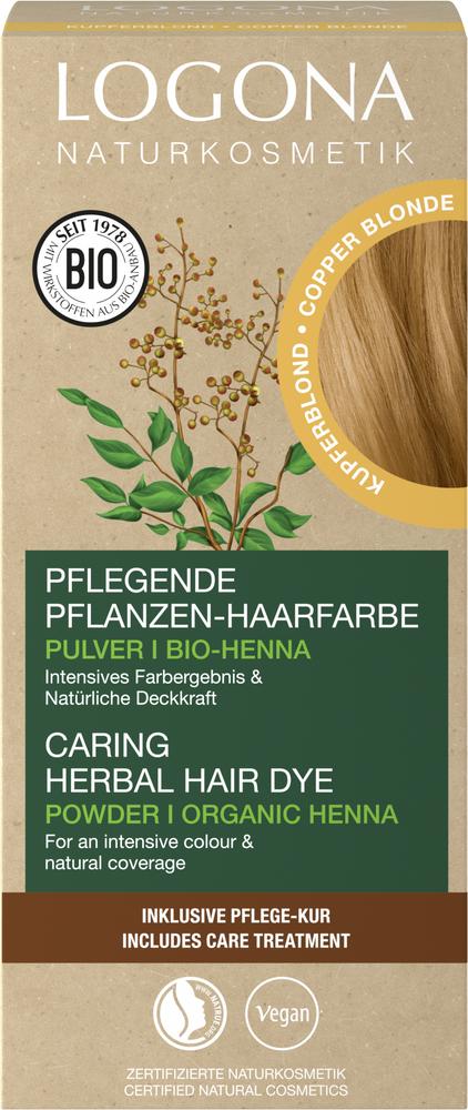 Pflegende Pflanzen-Haarfarbe Pulver 02 Kupferblond 100 g