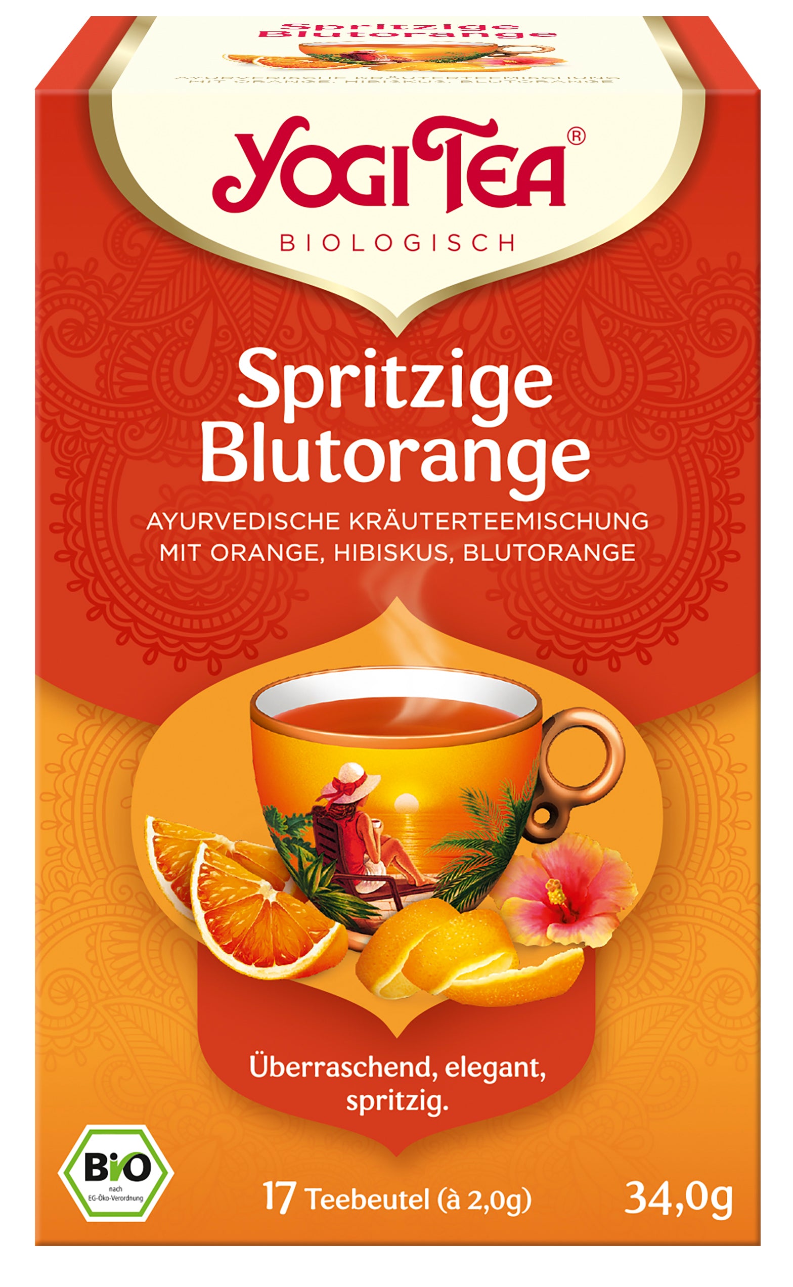 Spritzige Blutorange Gewürztee mit Orange & Hibisk 34 g