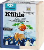 Kühle Kanne Orange-Basilikum Tee Pyramidenbeutel 40 g