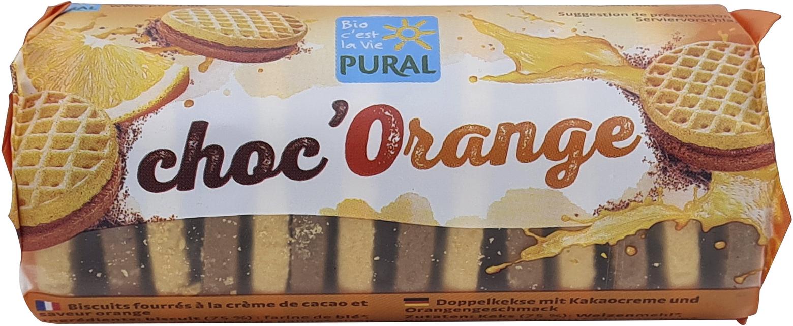 Choc'Orange heller+dunkler Keks mit Schoko-Orange 85 g