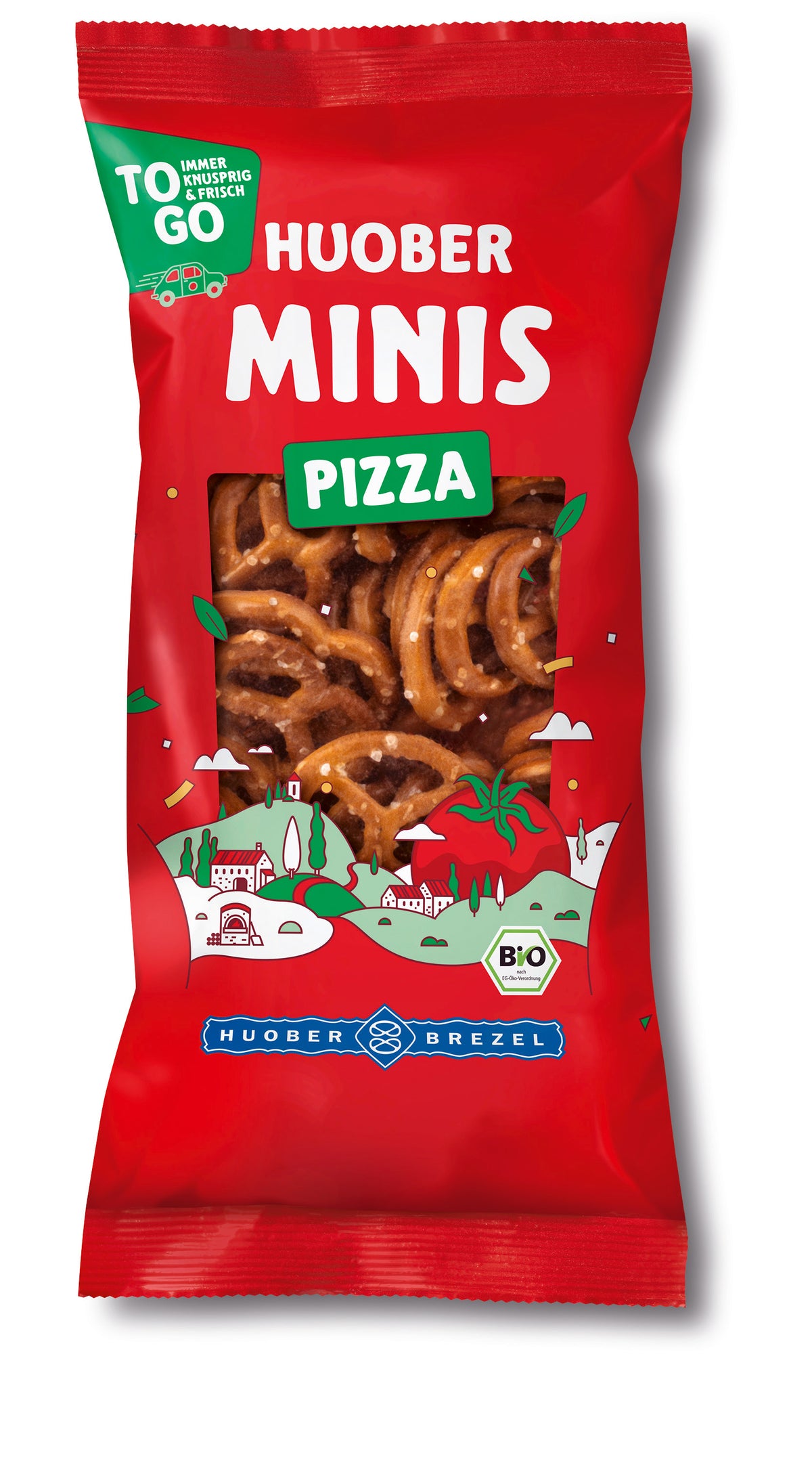 Minis Pizza Brezelchen mit mediterranen Kräutern 75 g