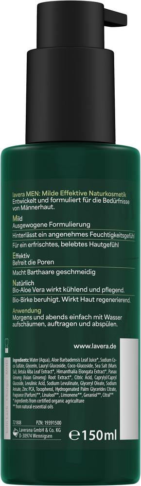 Men sensitiv 2in1 Gesichtswaschgel 150 ml