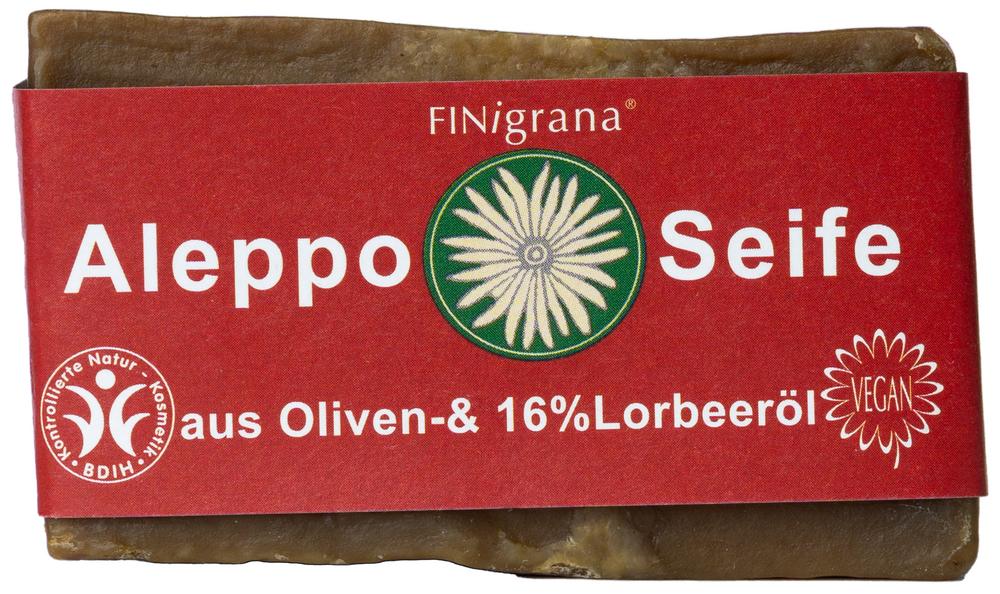 Aleppo Olivenseife mit 16% Lorbeeröl 180 g