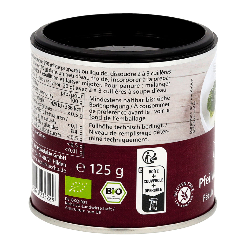 Pfeilwurzelstärke 125 g