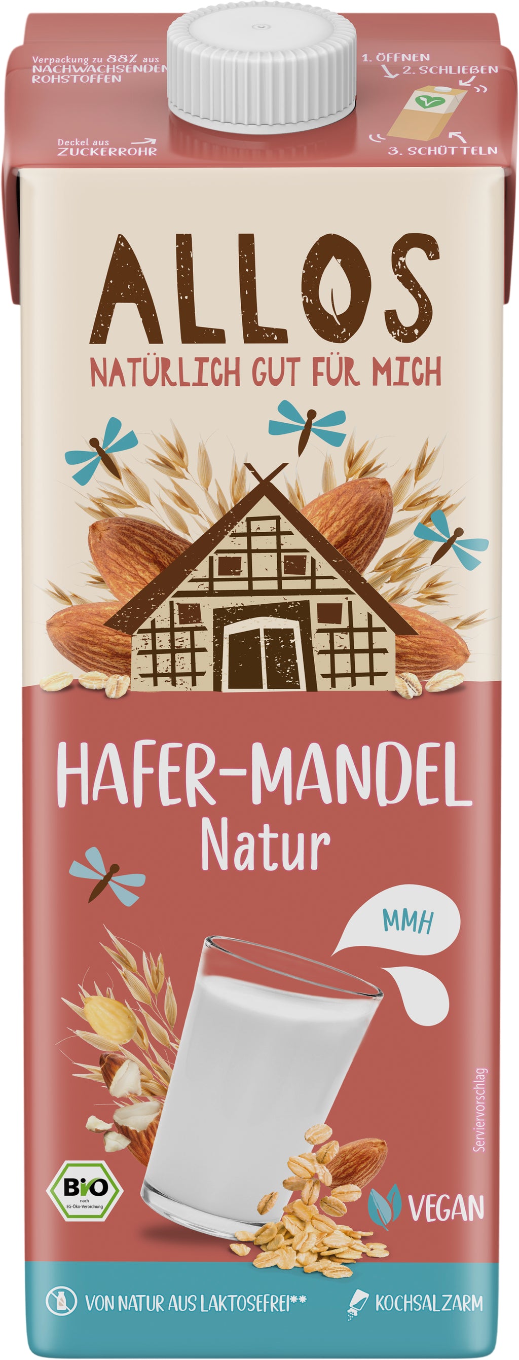 Hafer Mandel Drink ungesüßt 1 l