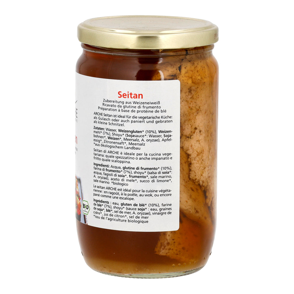Seitan Scheiben in Sojasauce 650 g
