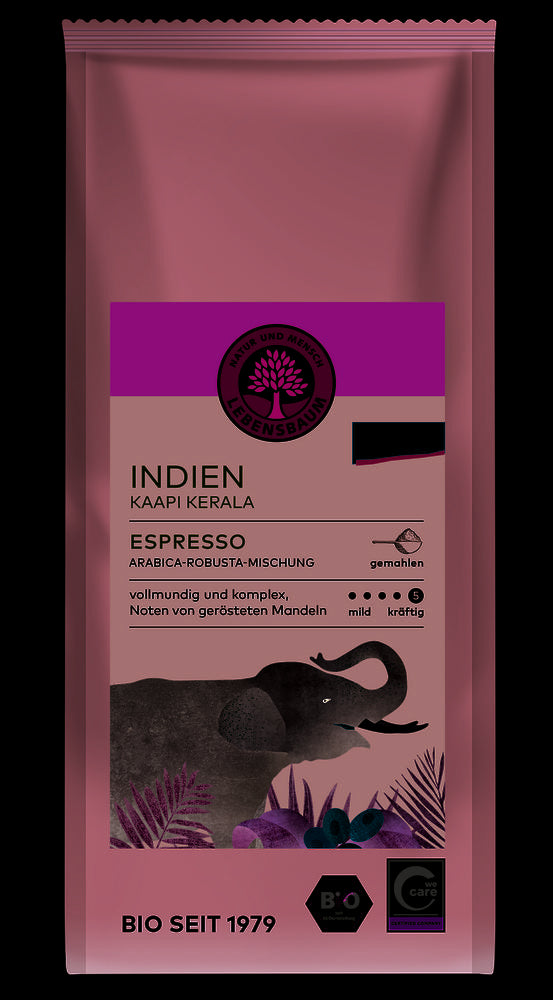 Indien Espresso Kaapi Kerala gemahlen demeter 250 g