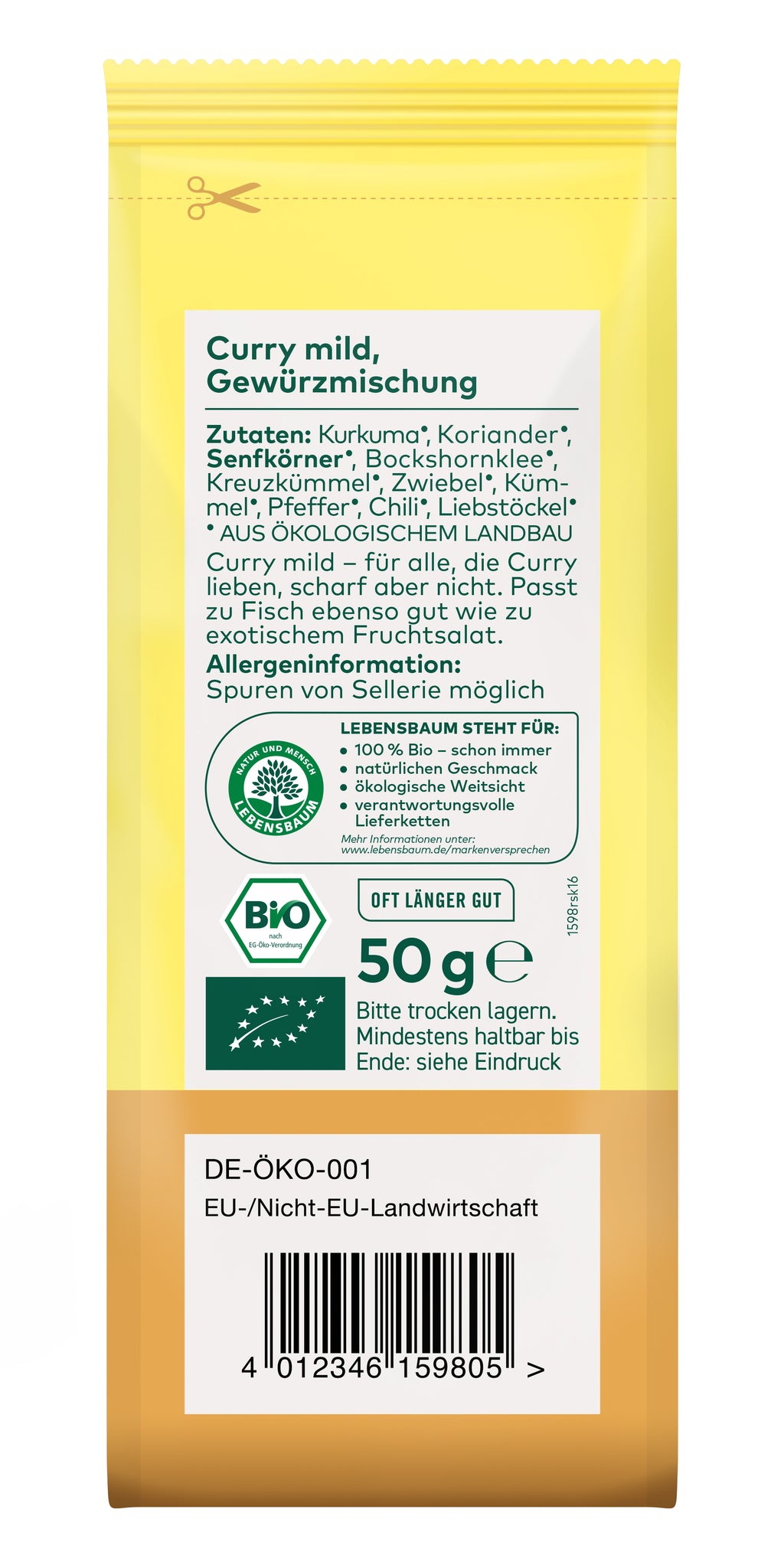 Currypulver  mild 50 g