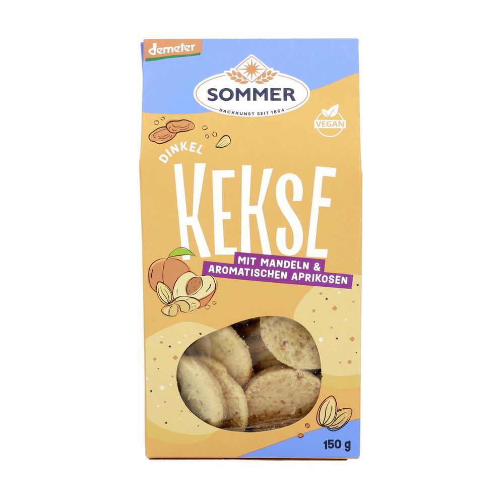 Dinkelkeks Mandel-Aprikose demeter 150 g