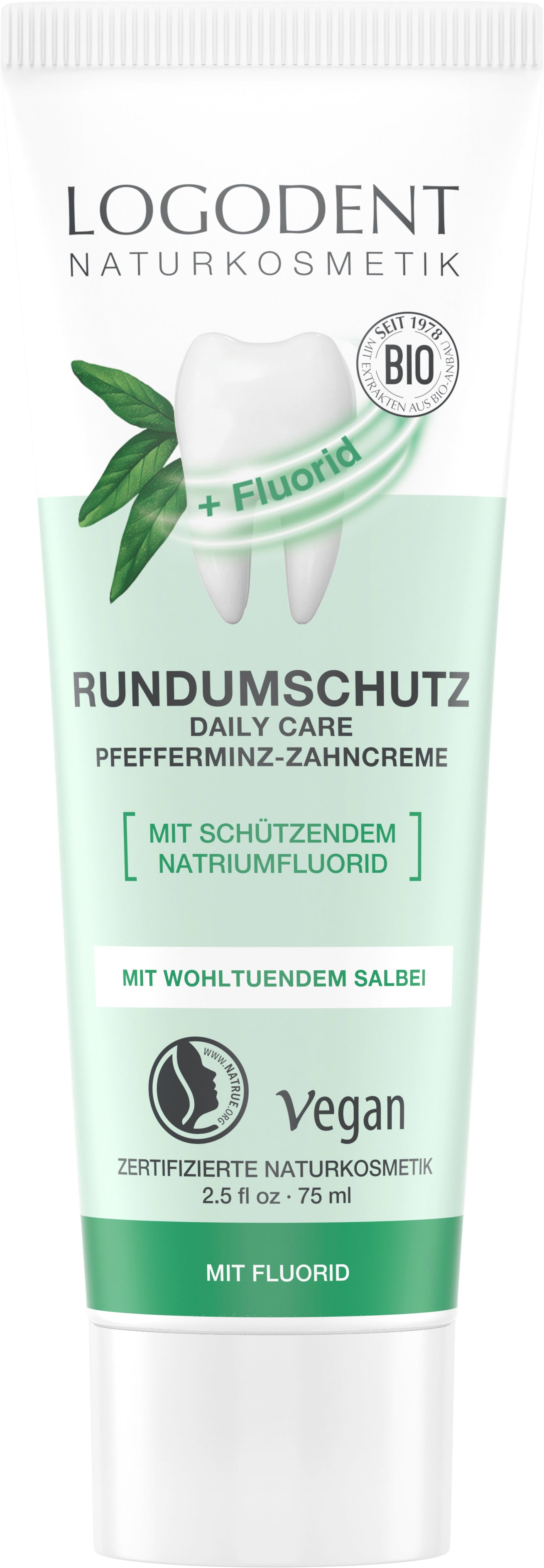 daily care Zahncreme mit Natriumfluorid 75 ml