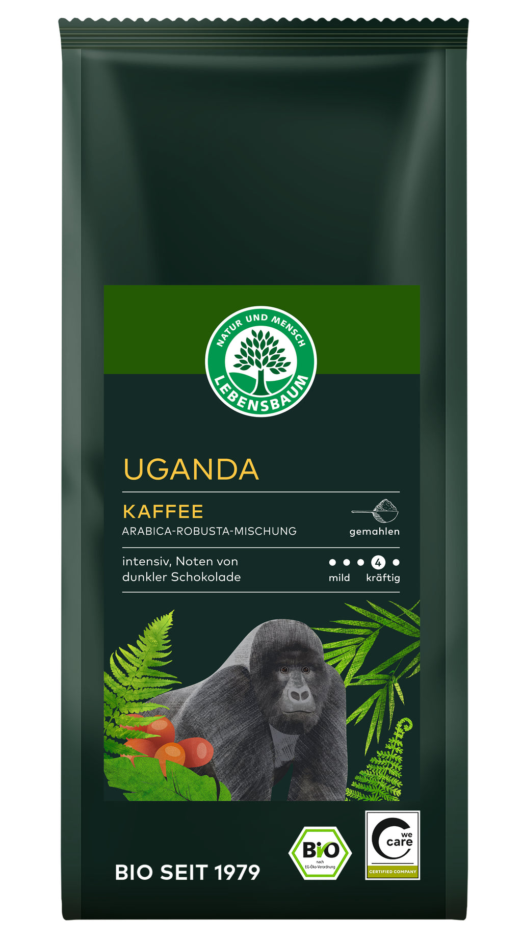 Uganda Kaffee gemahlen 250 g