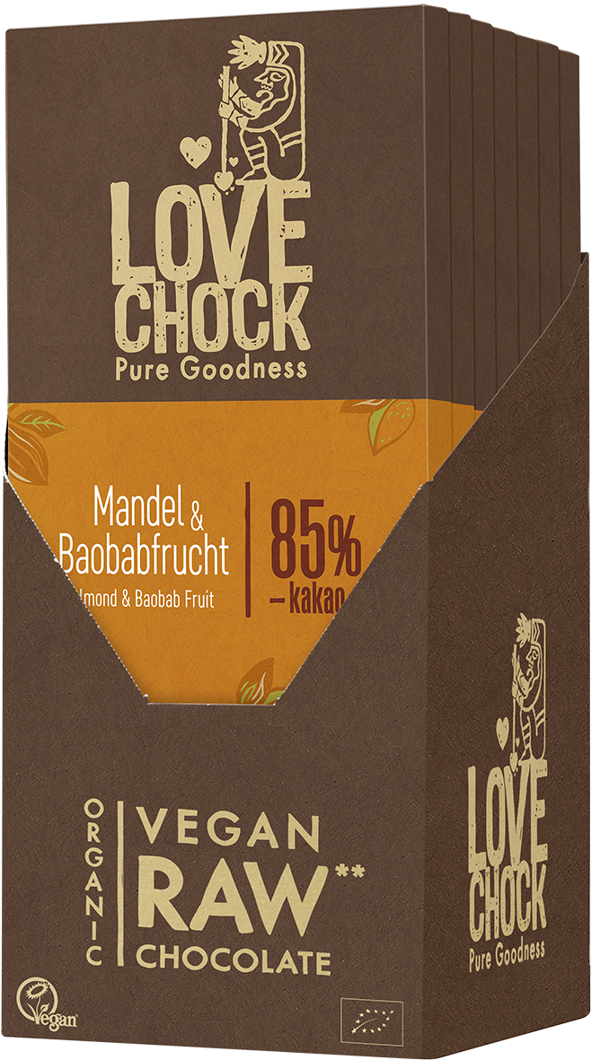 Lovechock Tafel Mandel & Baobabfrucht 70 g