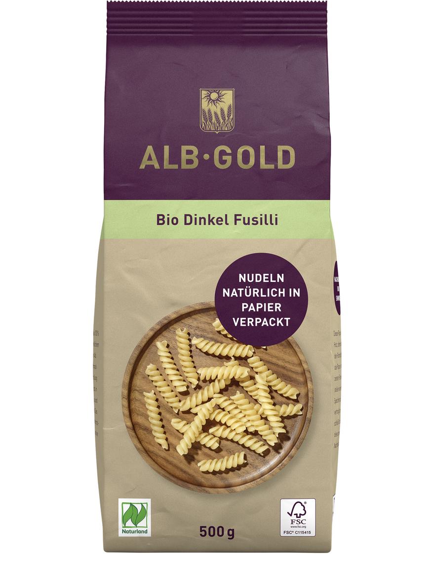 Fusilli Dinkel Papierverpackung 500 g