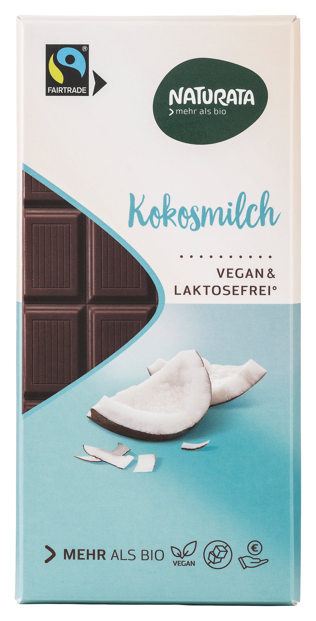 Kokosmilch Schokoladenkuvertüre 100 g