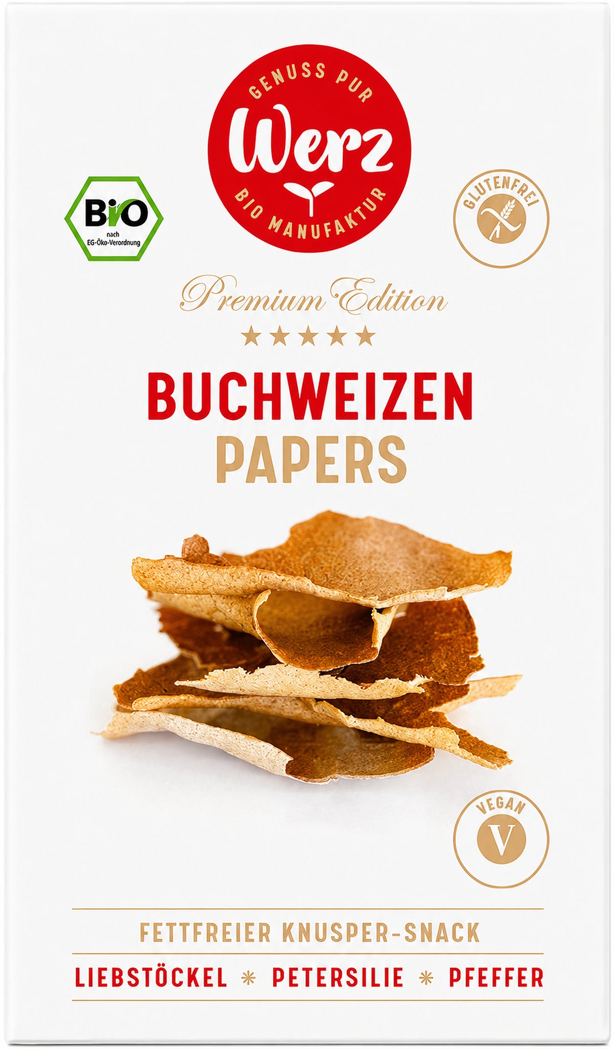 Buchweizen Papers Knuspersnack 75 g