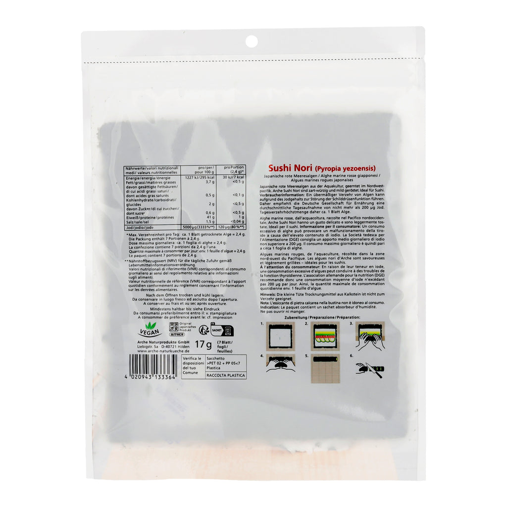 Sushi Nori geröstet Japan 17 g