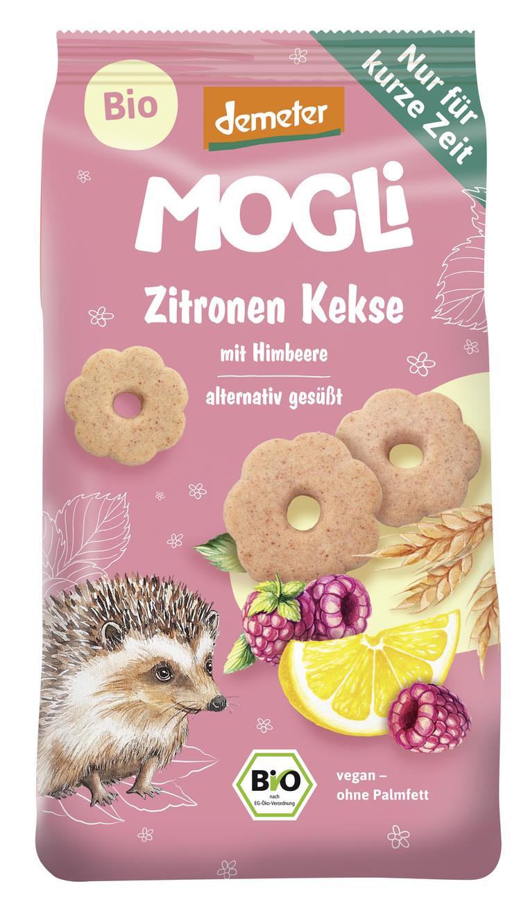 Zitronen Kekse mit Himbeere demeter 125 g