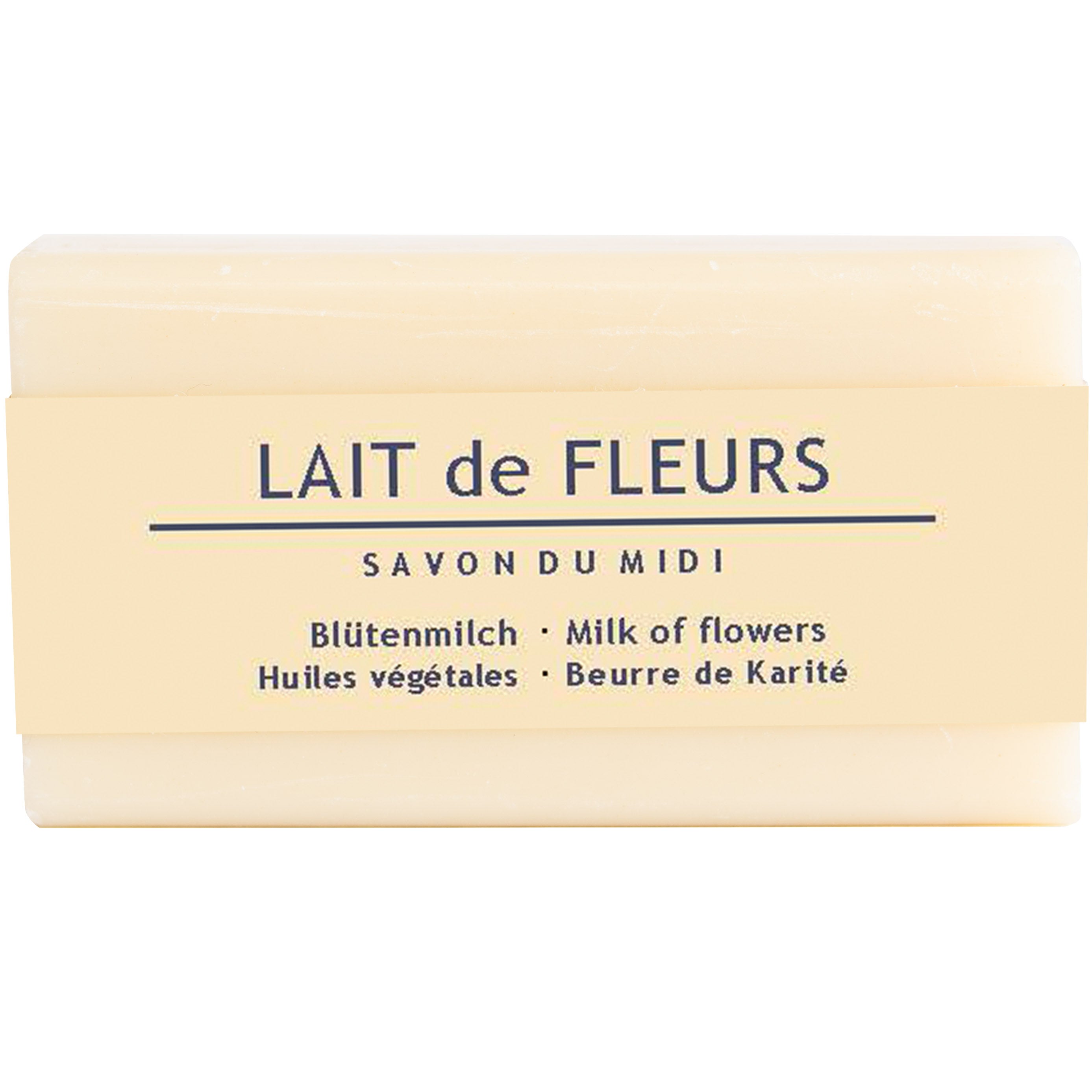 Seife mit Karité Butter Lait de Fleurs Blütenmilch 100 g