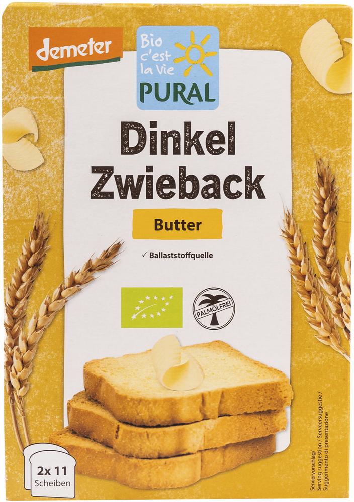Dinkel-Butter-Zwieback demeter 200 g