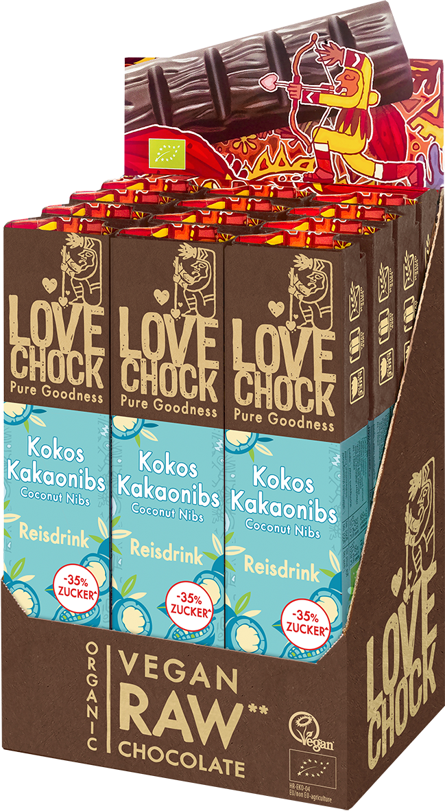 Lovechock MILD Kokos-Kakaonibs 40 g