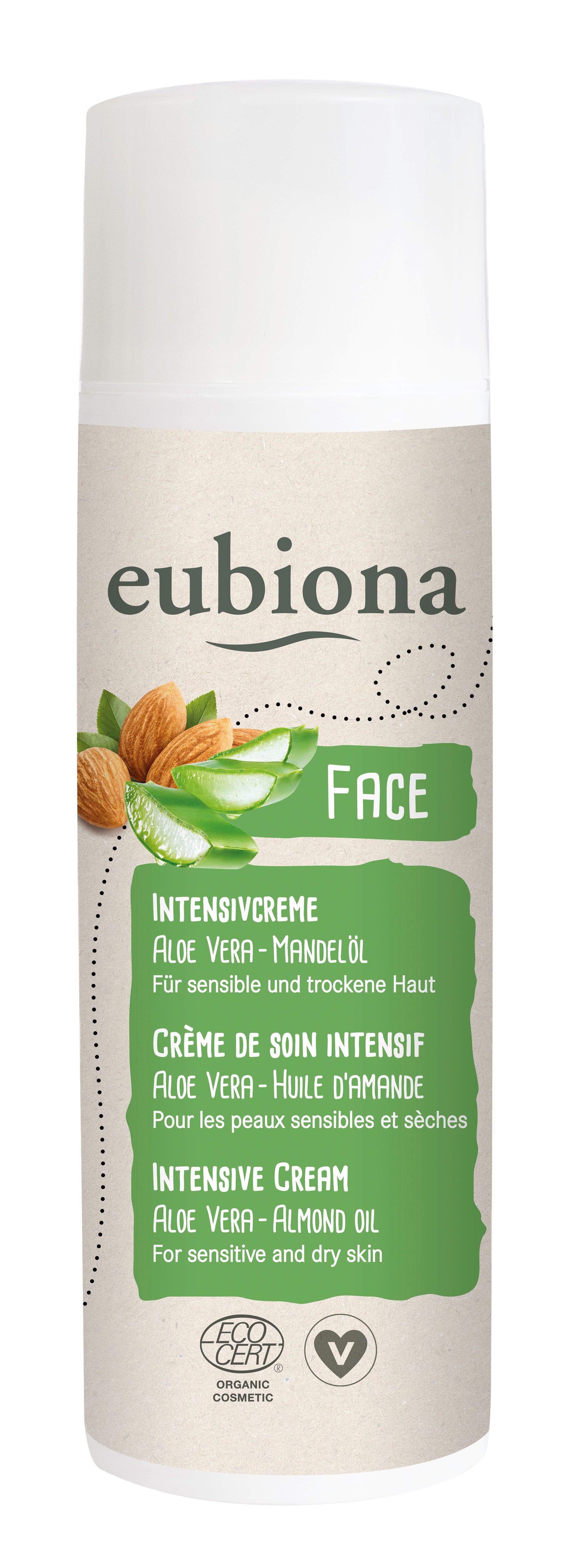 Gesicht Intensivcreme Aloe Vera-Mandelöl 50 ml